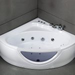 Baignoire Balnéo hublot TASMANIE WHITE Jets